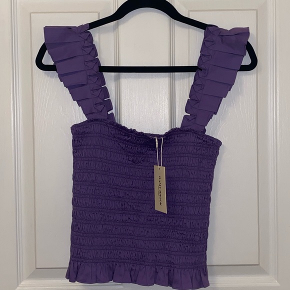 PURPLE Ramy Brook The Riley Top - Picture 2 of 5